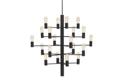 Manola Takkrona 70cm LED 20x2,5W Svart