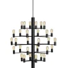 Manola Takkrona 75cm LED 30x2,5W Svart