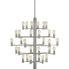 Manola Takkrona 75cm LED 30x2,5W Krom