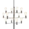 Manola Takkrona 60cm LED 12x2,5W Krom
