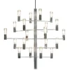 Manola Takkrona 70cm LED 20x2,5W Krom