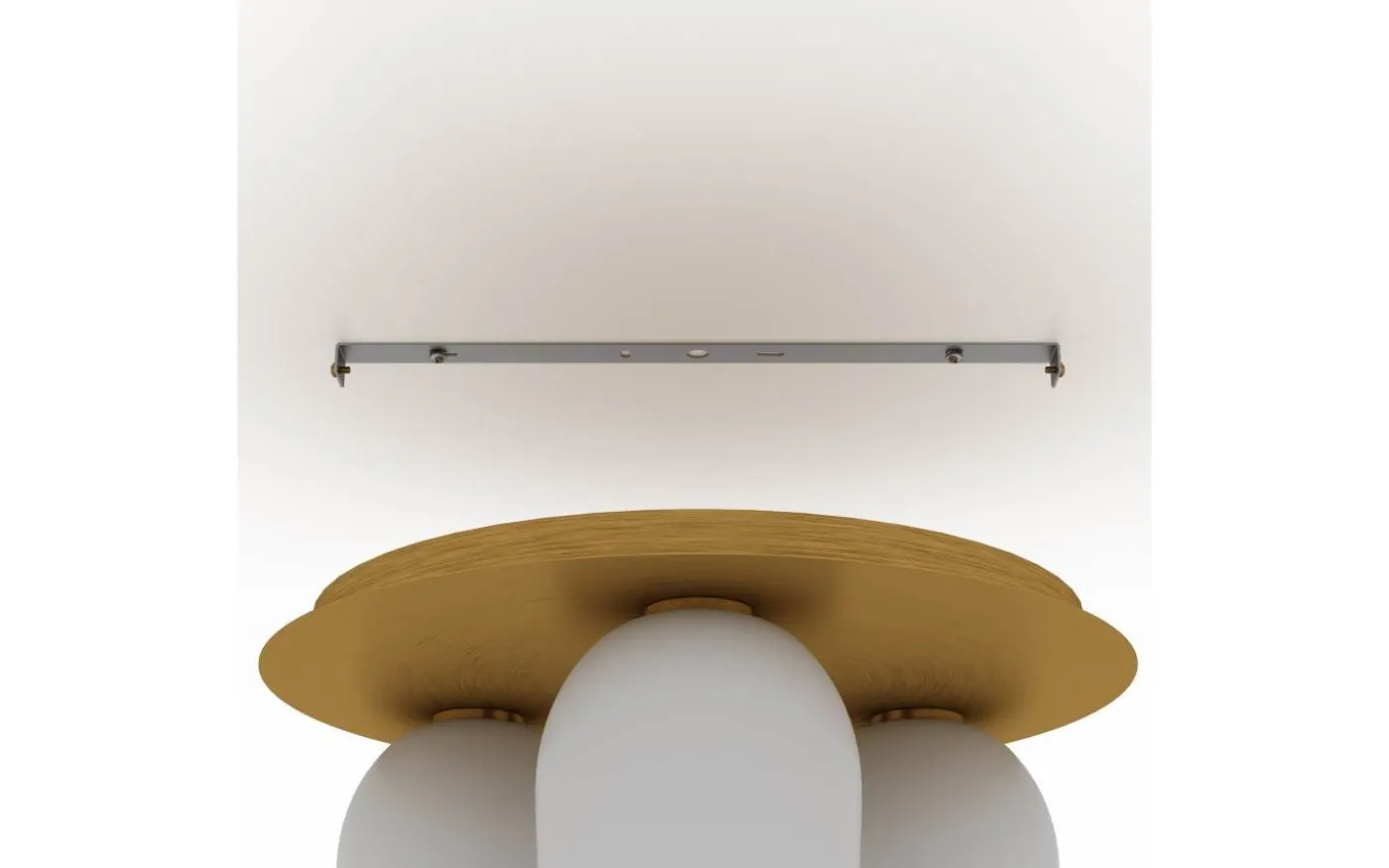Manzanares Plafond 45cm Guld/Vit