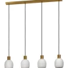 Manzanares Taklampa 97cm Borstad Mässing