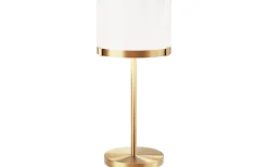 Marcel Bordslampa 55cm Mässing/Vit