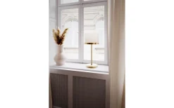 Marcel Bordslampa 55cm Mässing/Vit