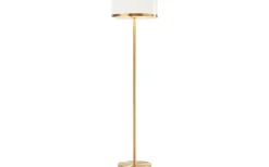 Marcel Golvlampa 150cm Mässing/Vit
