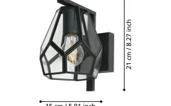 Mardyke Vägglampa Svart