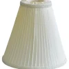 Margareta Plisserad Toppringskärm Ø22cm Beige