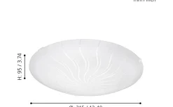 Margitta Plafond 31,5cm LED 3000K 11W Vit