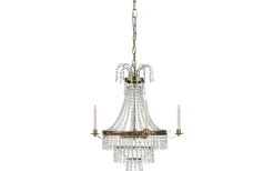 Marielund Kristallkrona Antik 50 cm 3xE14