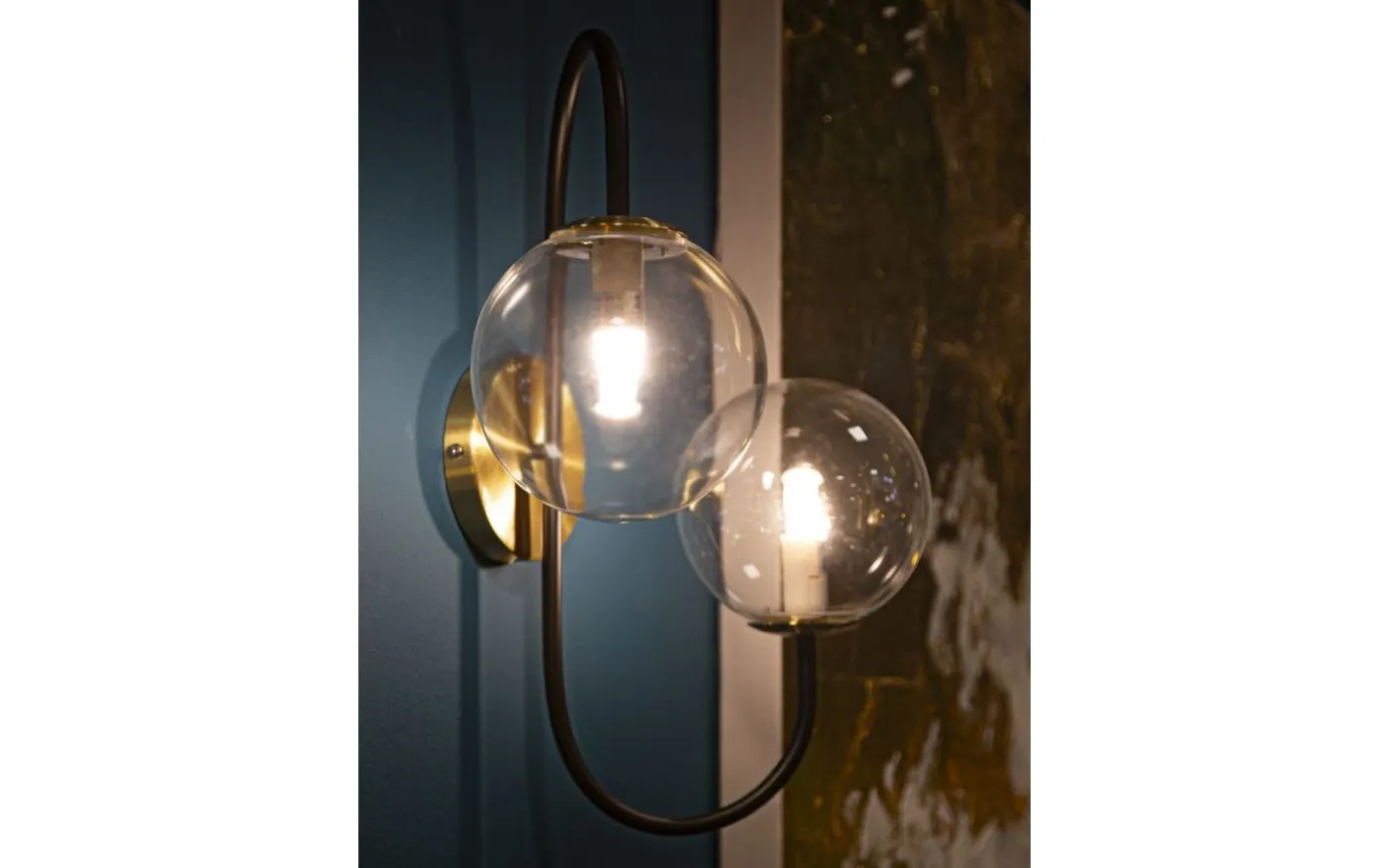 Mario Vägglampa 45cm Svart