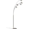 Marley Golvlampa 5-delad GU10 borstad stål