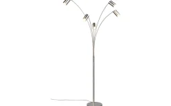 Marley Golvlampa 5-delad GU10 borstad stål