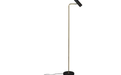 Marley Golvlampa GU10 matt mässing/matt svart