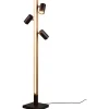 Marley Golvlampa LED + 3xGU10 mattsvart