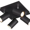 Marley Spotlight 4-delad GU10 mattsvart