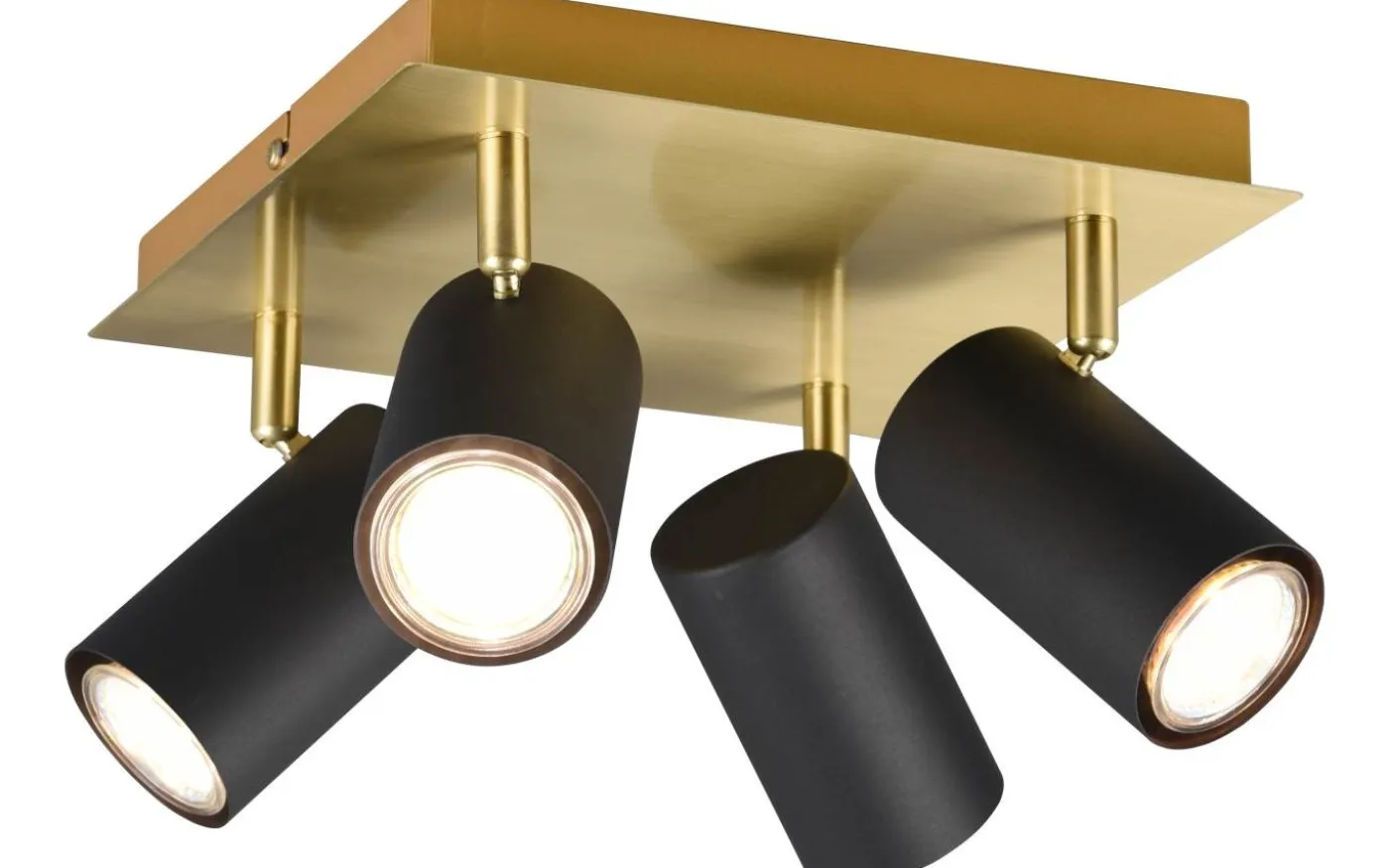 Marley Spotlight 4-delad GU10 svart/guld