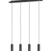 Marley Takpendel 4-delat 75cm GU10 mattsvart