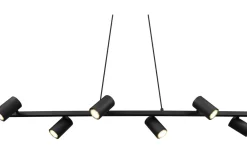 Marley Takpendel 6-delat 115cm GU10 mattsvart