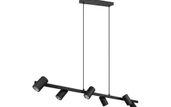 Marley Takpendel 6-delat 115cm GU10 mattsvart