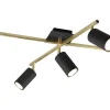Marley Takspotlight 5-delad GU10 svart/guld