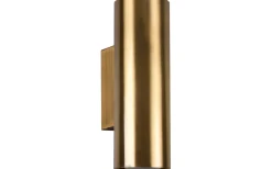 Marley Vägglampa 2xGU10 antikmässing
