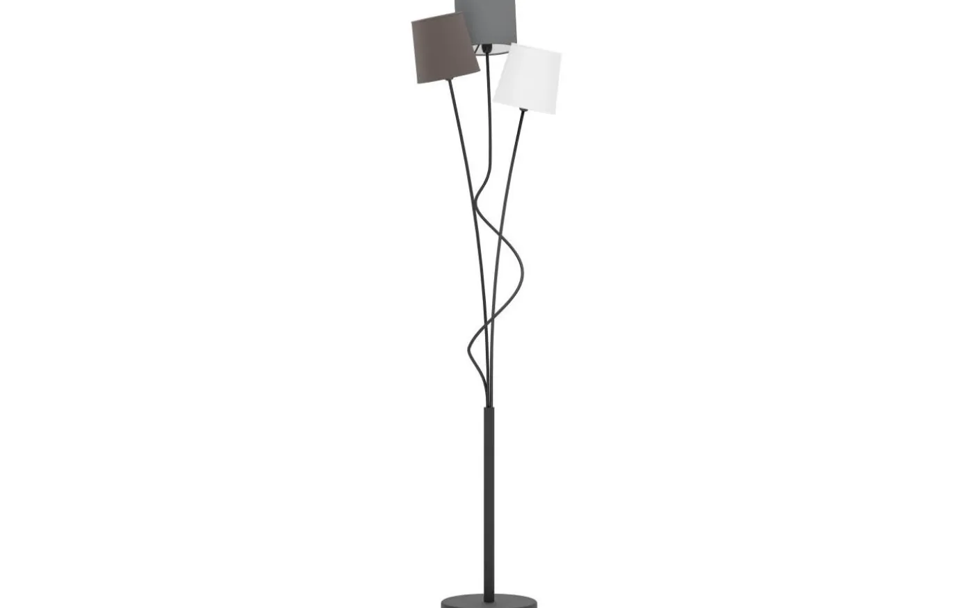 Maronda Golvlampa 152cm Svart/Vit/Brun