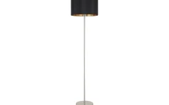 Maserlo Golvlampa 151cm Nickel/Svart