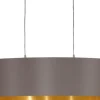 Maserlo Taklampa 78cm Cappuccino/Guld