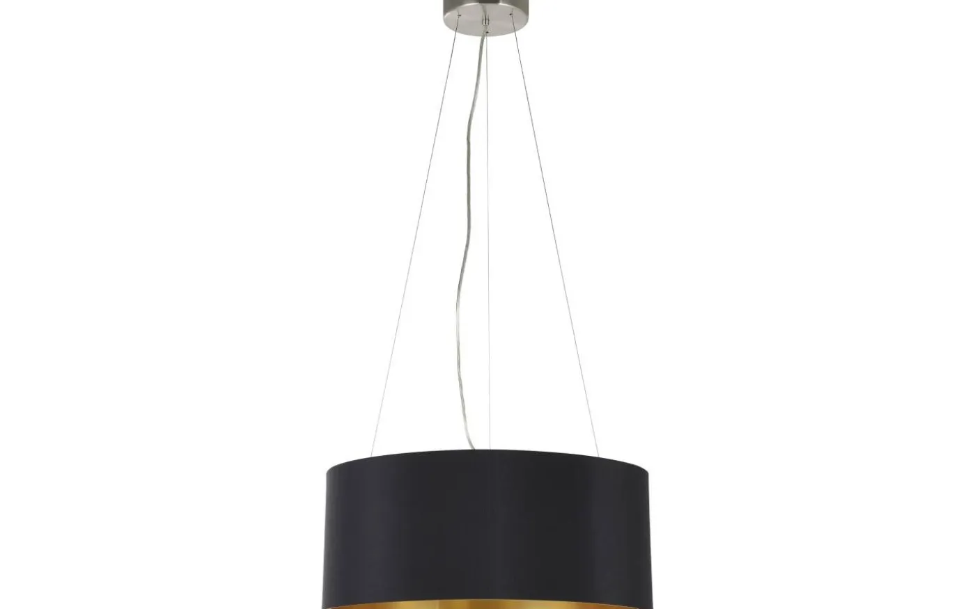 Maserlo Taklampa 53cm Svart/Guld