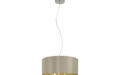 Maserlo Taklampa 53cm Taupe/Guld