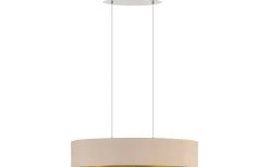 Maserlo Taklampa 100cm Taupe/Guld