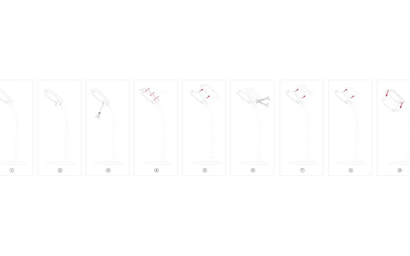 Masserie Skrivbordslampa 39cm QI-laddare LED 4000K 3,4W Vit