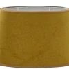 Matrix Oval Lampskärm 25cm Mustard