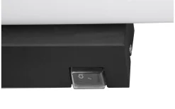 Mattimo H2O LED Vägglampa 80cm matt svart IP44