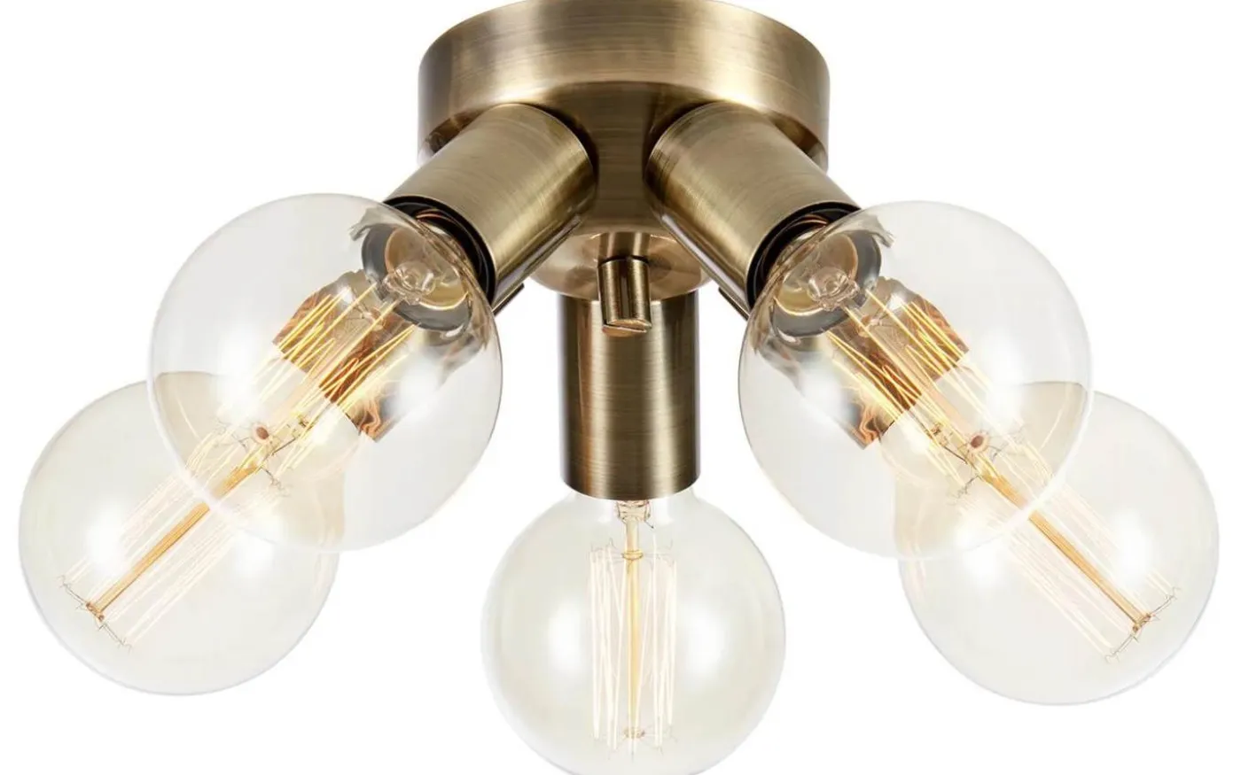 Mazzo Plafond 21cm 5L Antikmässing