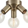 Mazzo Plafond 21cm 3L Antikmässing