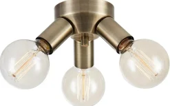 Mazzo Plafond 21cm 3L Antikmässing