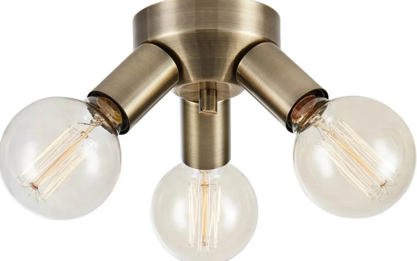 Mazzo Plafond 21cm 3L Antikmässing