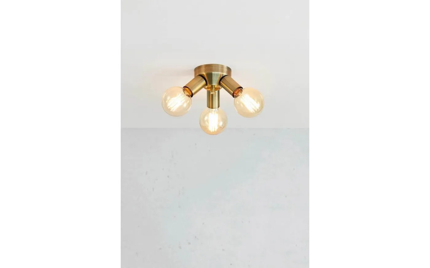 Mazzo Plafond 21cm 3L Antikmässing