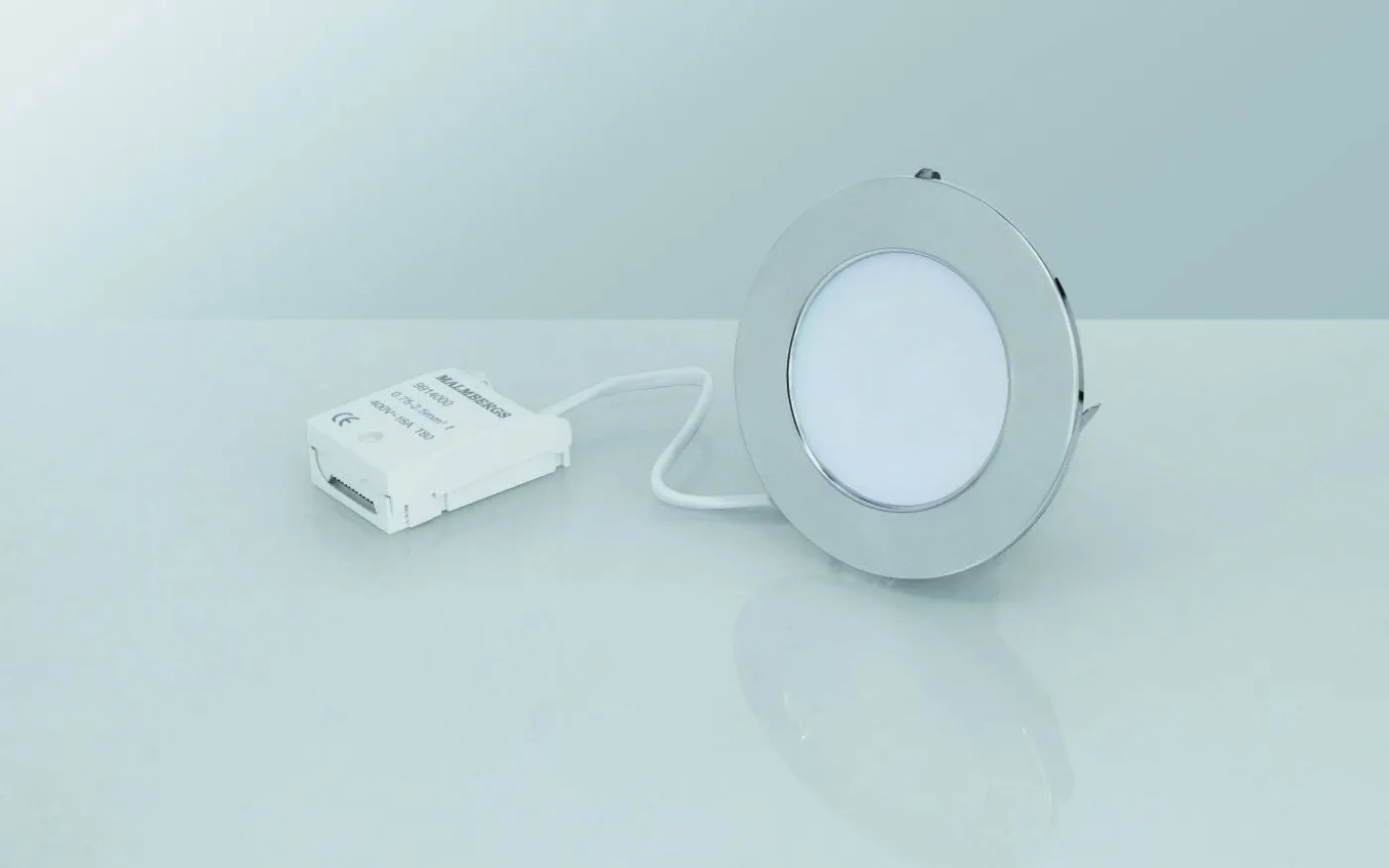 MD-232 Downlight 3000K 3x10W, Krom 230V IP44 3-Pack