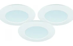 MD-232 Downlight 3000K 3x10W Vit 230V IP44 3-Pack