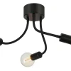 Medusa Plafond 3L 44cm Svart
