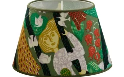 Melodi Oval Lampskärm 25cm Grön Stig Lindberg