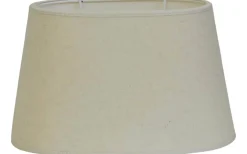 Melton Ull Oval Lampskärm 20cm Offwhite