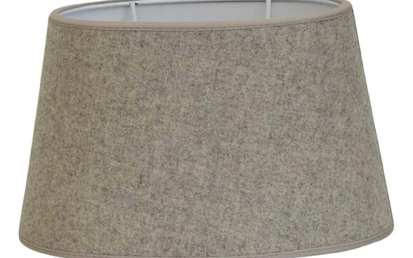 Melton Ull Oval Lampskärm 30cm Sand