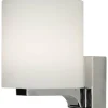Menfi Vägglampa Krom/Opalvit IP44