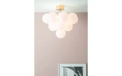 Merlot Plafond 56cm Mässing/Opal