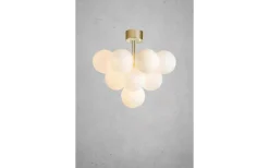Merlot Plafond 56cm Mässing/Opal