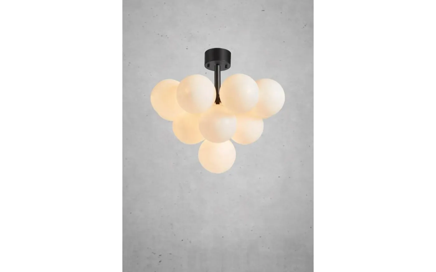 Merlot Plafond 56cm Svart/Opal